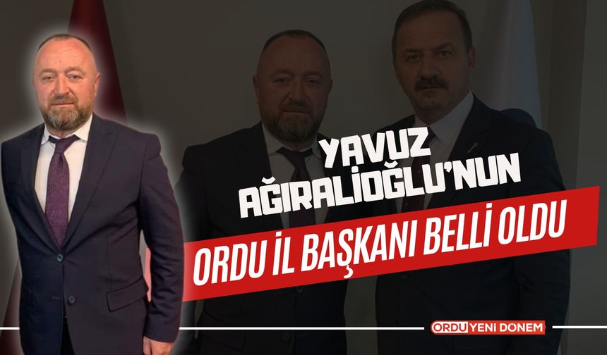 A Parti’nin Ordu İl Başkanlık Görevine, O İsim Getirildi!