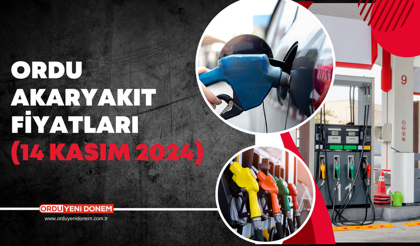 Ordu Akaryakıt Fiyatları (14 Kasım 2024)