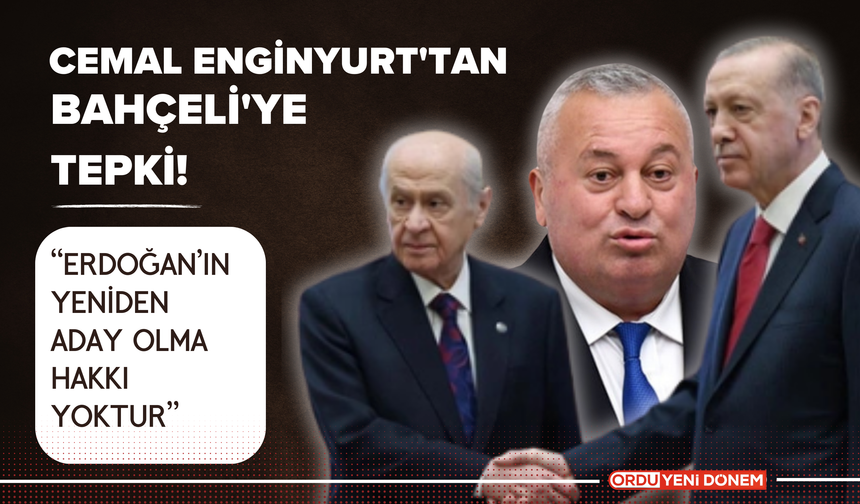 Cemal Enginyurt'tan Bahçeli'ye Tepki