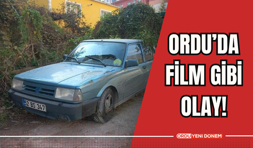 Ordu’da Film Gibi Olay! İki Genç Otomobil Çalıp Kayboldu