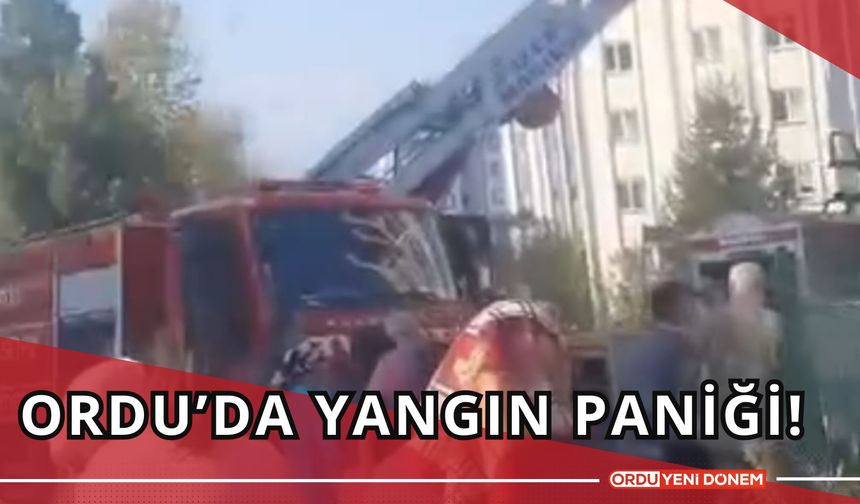 Ordu’da Yangın Paniği!