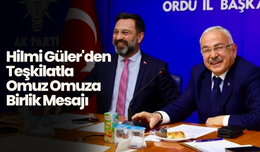 AK Parti Ordu Teşkilatı Kongre Hazırlıklarında Zirveye Ulaştı