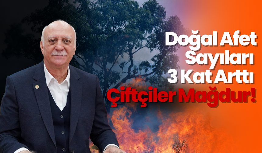 Doğal Afet Sayıları 3 Kat Arttı: Çiftçiler Mağdur!