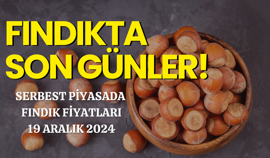 Fındıkçılar Dikkat! O Tarihte Bitiyor! Piyasa Kızıştı!