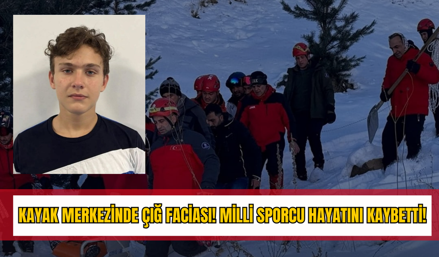 Kayak Merkezinde Çığ Faciası! Milli Sporcu Hayatını Kaybetti!