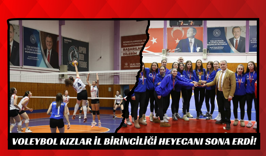 Voleybol Kızlar İl Birinciliği Heyecanı Sona Erdi!