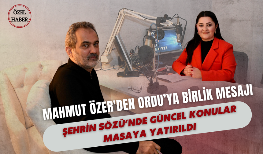 Şehrin Sözü’nde Güncel Konular Masaya Yatırıldı