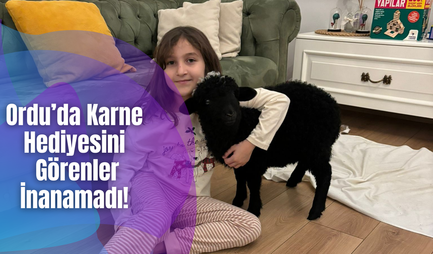 Ordu’da Karne Hediyesini Görenler İnanamadı!