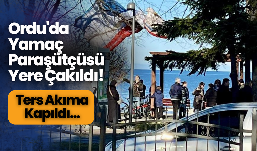 Ordu'da Yamaç Paraşütçüsü Yere Çakıldı!