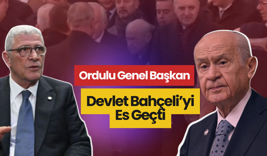 Ordulu Genel Başkan, Devlet Bahçeli’yi Es Geçti