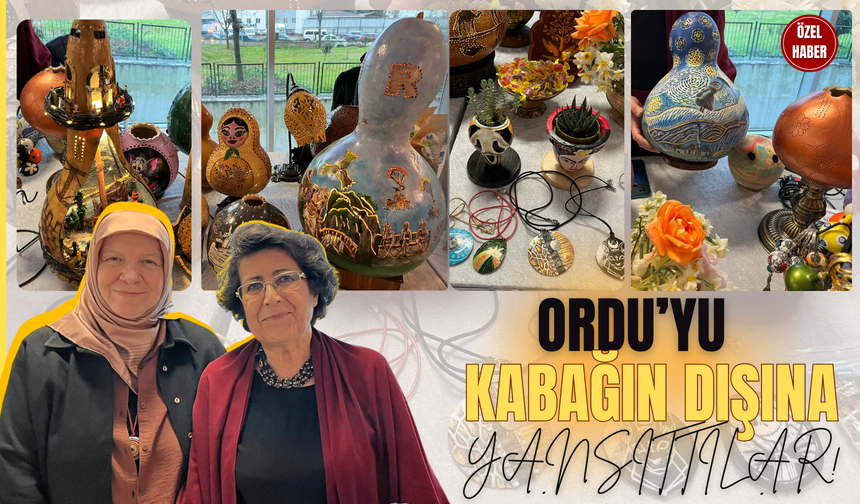 Ordulu 68 Yaşındaki İki Arkadaş Kabaktan Sanat Oluşturdu!