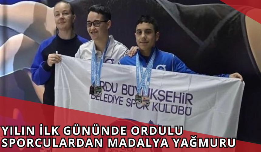 Yılın İlk Gününde Ordulu Sporculardan Madalya Yağmuru