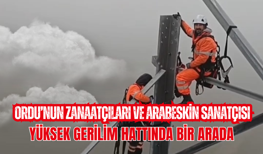 Ordu’nun Zanaatçıları ve Arabeskin Sanatçısı Yüksek Gerilim Hattında Bir Arada