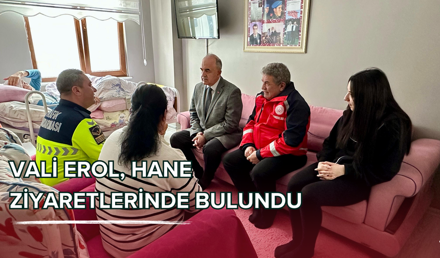 Vali Erol'dan Hanelere Ziyaret