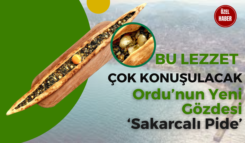 Bu Lezzet Çok Konuşulacak! Ordu’nun Yeni Gözdesi: Sakarcalı Pide!