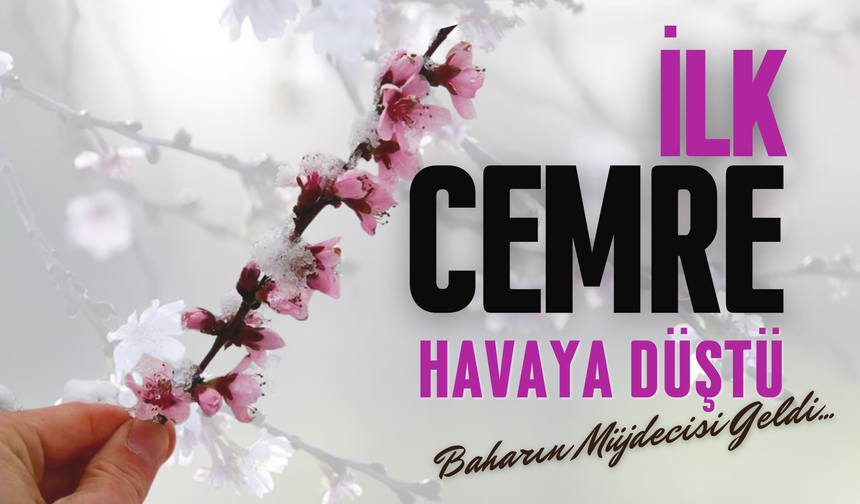 Baharın Müjdecisi: İlk Cemre Havaya Düştü!