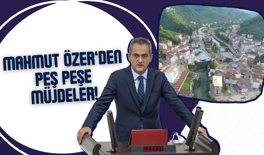 Mahmut Özer’den Peş Peşe Müjdeler!