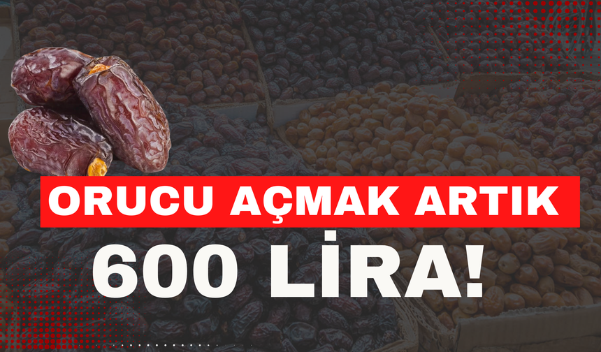 Orucu Açmak Artık 600 Lira!