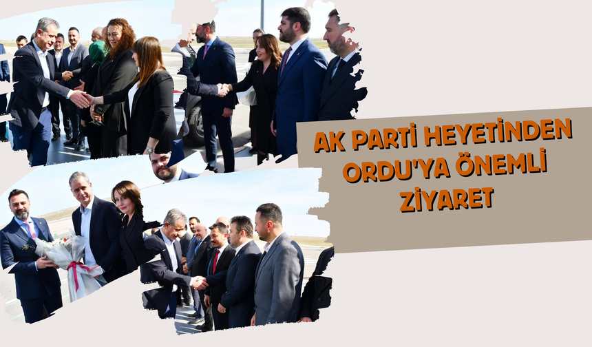 AK Parti Heyetinden Ordu'ya Önemli Ziyaret