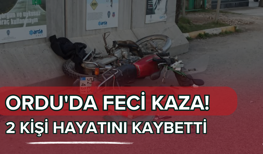 Ordu'da Feci Kaza! Dursun Kulaksız Hayatını Kaybetti!