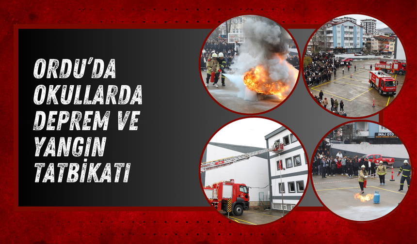 Ordu'da Deprem Haftasında Büyük Tatbikat!