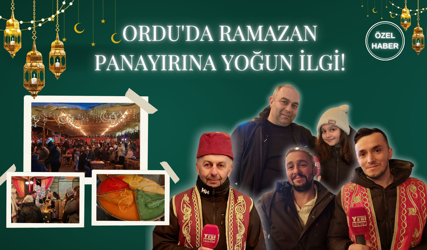 Ordu'da Ramazan Panayırı Vatandaşlardan Yoğun İlgi Gördü