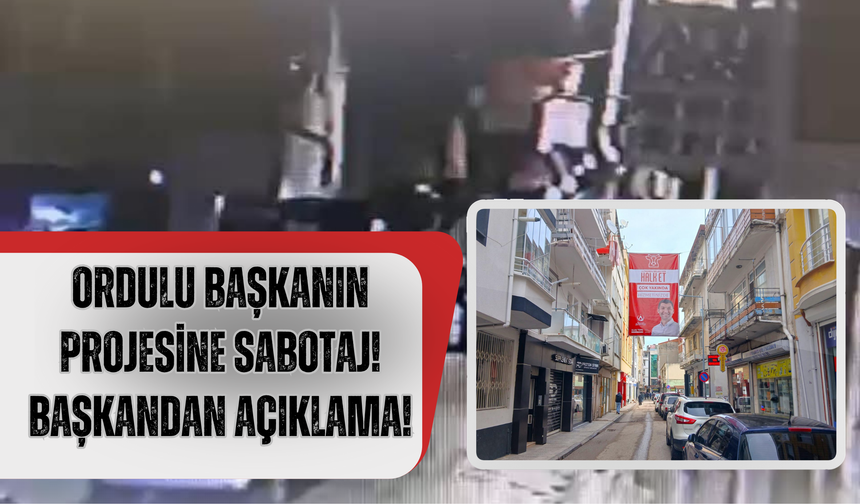 Ordulu Başkanın Projesine Sabotaj! Başkandan Açıklama!