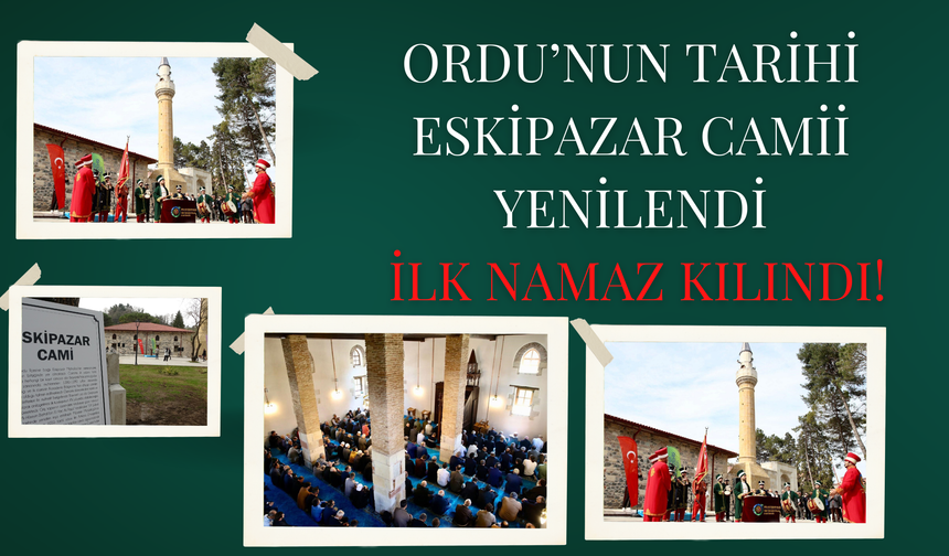 600 Yıllık Tarihi Eskipazar Camii Restorasyonu Tamamlandı, İlk Namaz Kılındı!