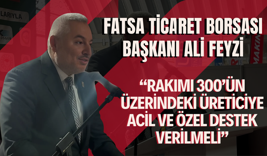 Ali Feyzi: “Rakımı 300’ün Üzerindeki Üreticiye Acil ve Özel Destek Verilmeli”