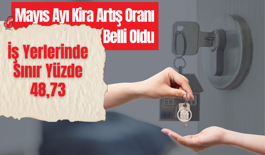 Mayıs Ayı Kira Artış Oranı Belli Oldu: İş Yerlerinde Sınır Yüzde 48,73