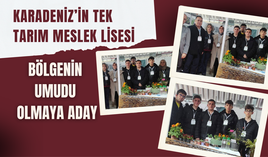 Karadeniz’in Tek Tarım Meslek Lisesi, Bölgenin Umudu Olmaya Aday