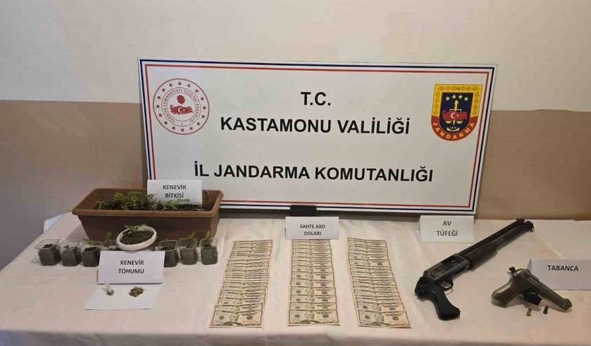Kastamonu’da uyuşturucu operasyonu: 1 gözaltı