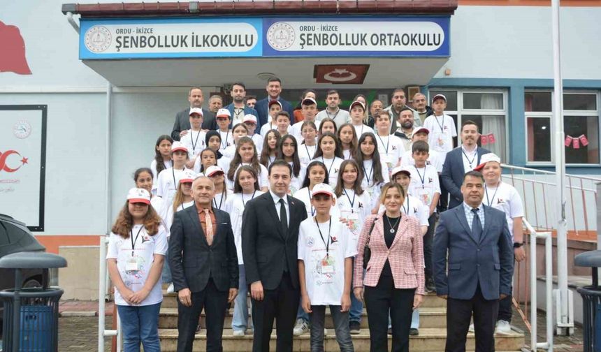 Ordu’da öğrencilerden ’geçmişten geleceğe’ bilim şenliği
