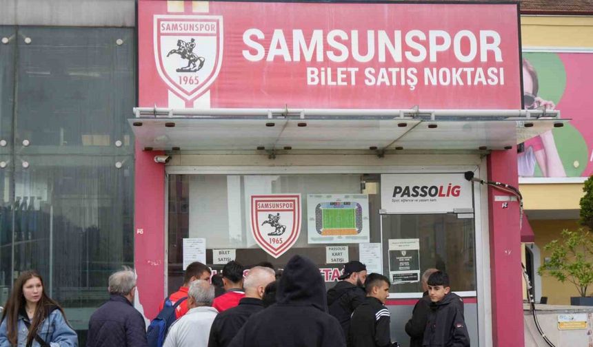 Samsunspor’da Sivasspor maçı için ilk gün 23 bin bilet satıldı