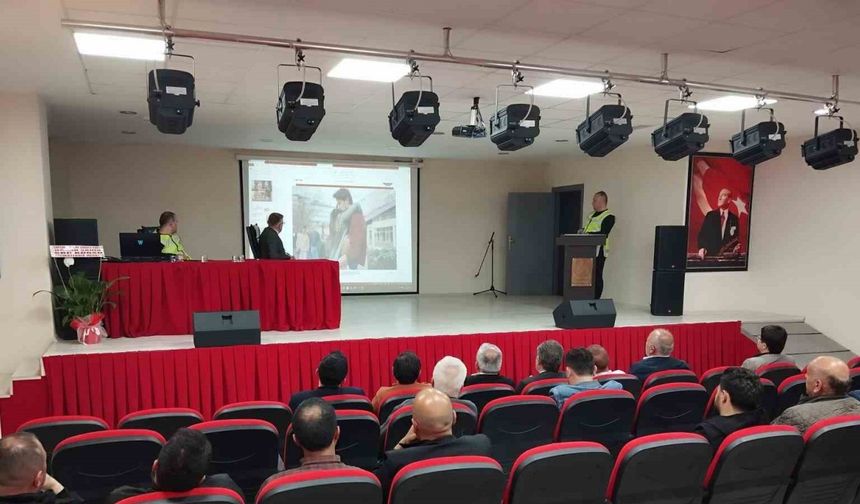 Şoförlere eğitim semineri