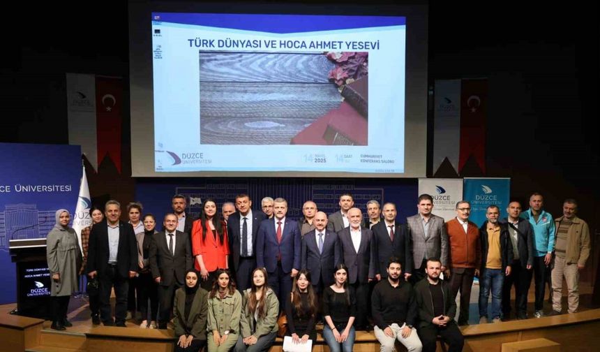 Türk Dünyası ve Hoca Ahmet Yesevi konuşuldu