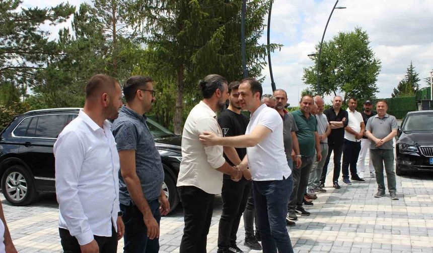 Kaymakam Tok’u ilçe protokolü ve mesai uğurladı