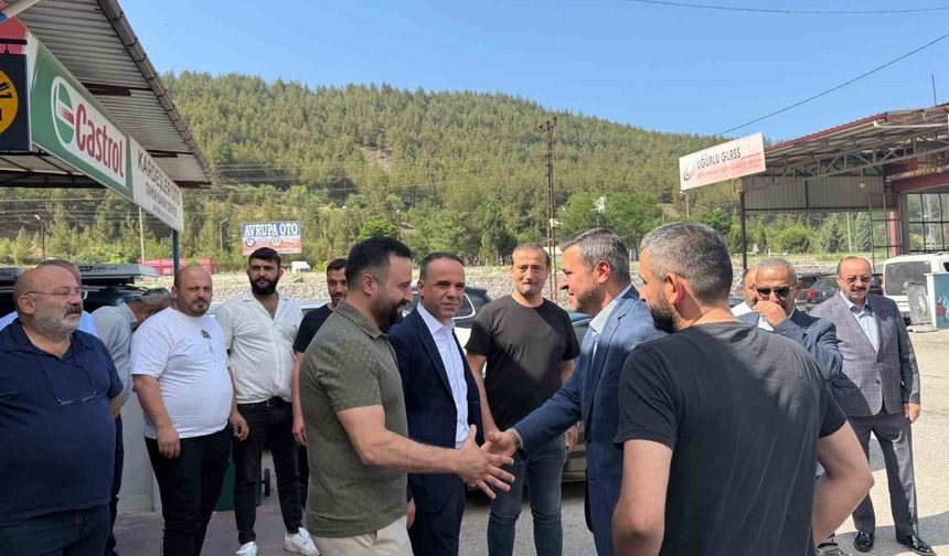 Başkan Çetinkaya sanayi esnafı ile bir araya geldi