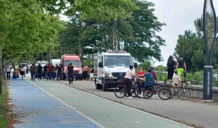 Giresun’da boğulma tehlikesi geçiren şahıs hastaneye kaldırıldı