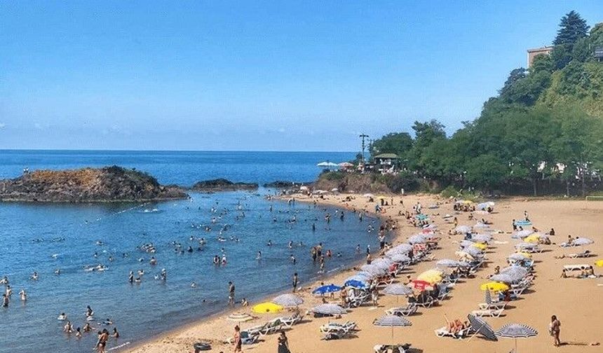 Giresun’un plajlarda deniz suyu temiz çıktı