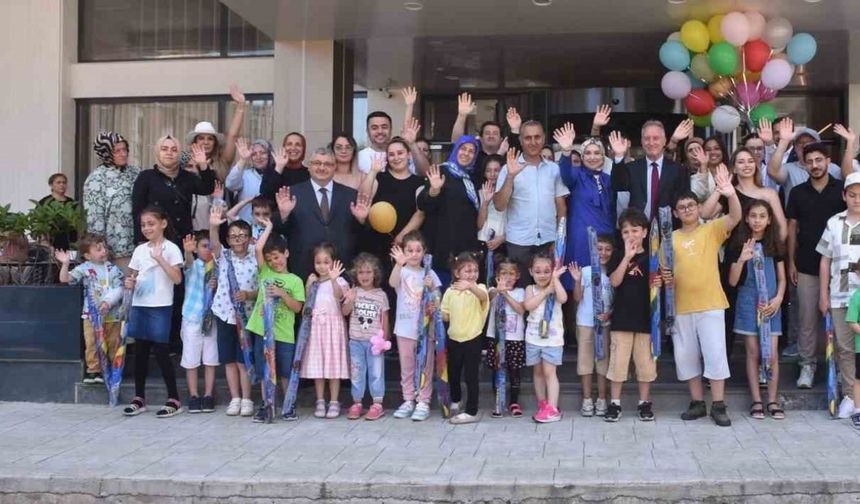 Kanser tedavisini başarıyla tamamlayan çocuklara moral yemeği