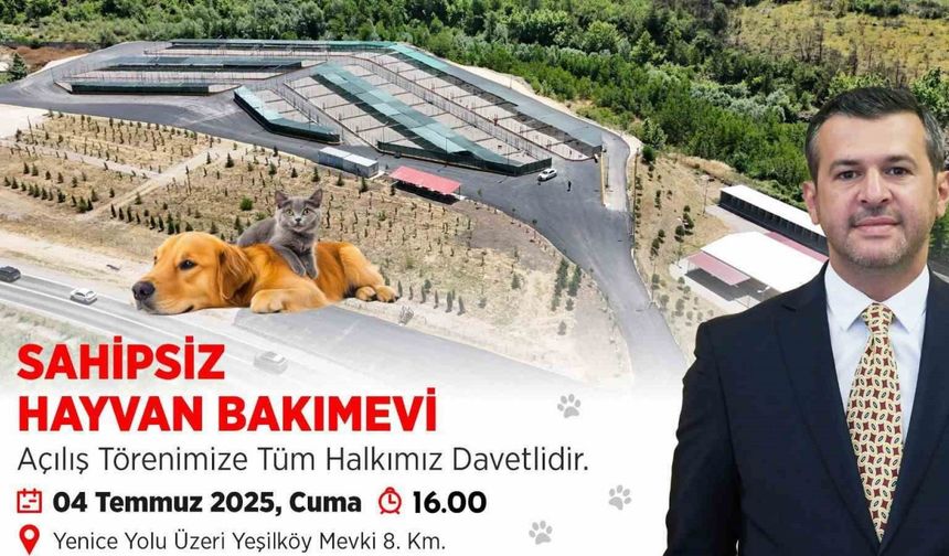 Karabük Belediyesi Sahipsiz Hayvan Bakımevi açılıyor