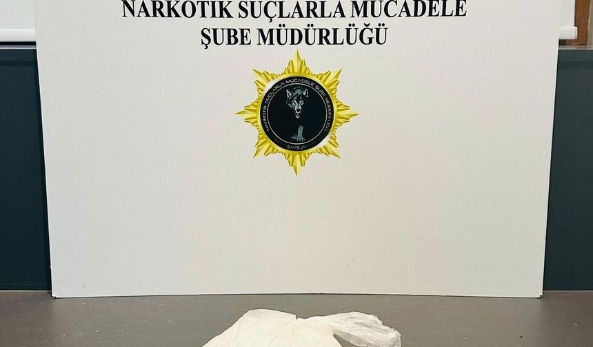 Samsun’da uyuşturucuyla yakalanan şahıs gözaltına alındı