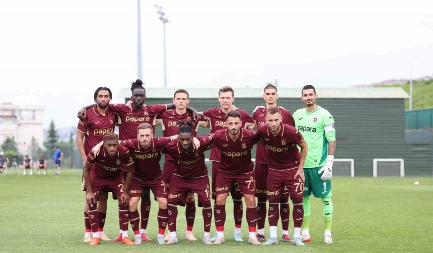 Trabzonspor, Dinamo Tiflis ile hazırlık maçı yaptı