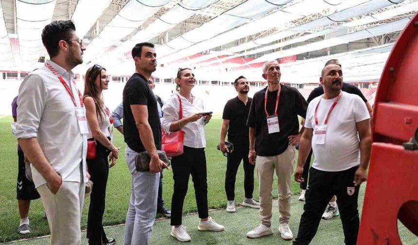 UEFA yetkilileri, Samsunspor’un stadını inceledi