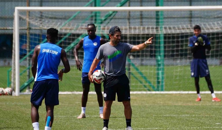 Çaykur Rizespor’un Alanyaspor hazırlıkları devam ediyor