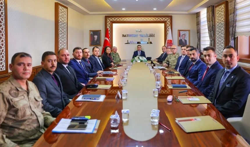 Bayburt’ta ’Genişletilmiş İl Güvenlik ve Asayiş Koordinasyon Toplantısı’ gerçekleştirildi