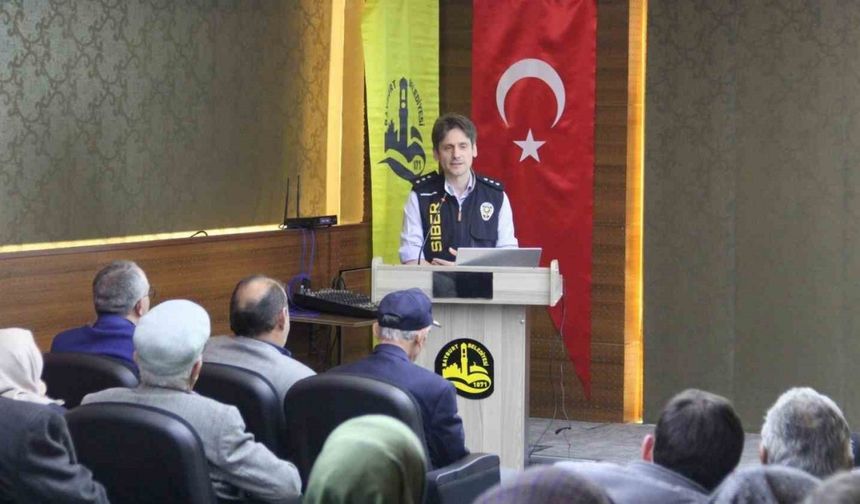 Bayburt’ta vatandaşlar internet ve telefon dolandırıcılığına karşı uyarıldı