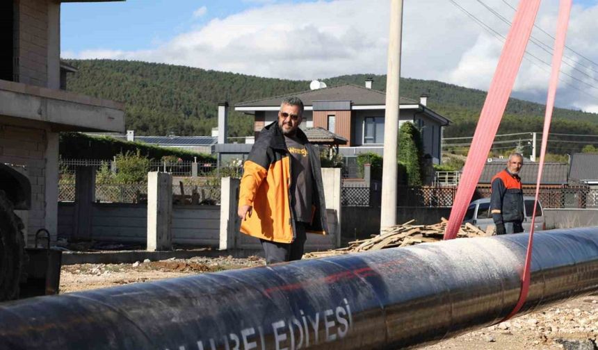 Bolu’da su kesintisine yol açan alt yapı sorunu düzeltiliyor