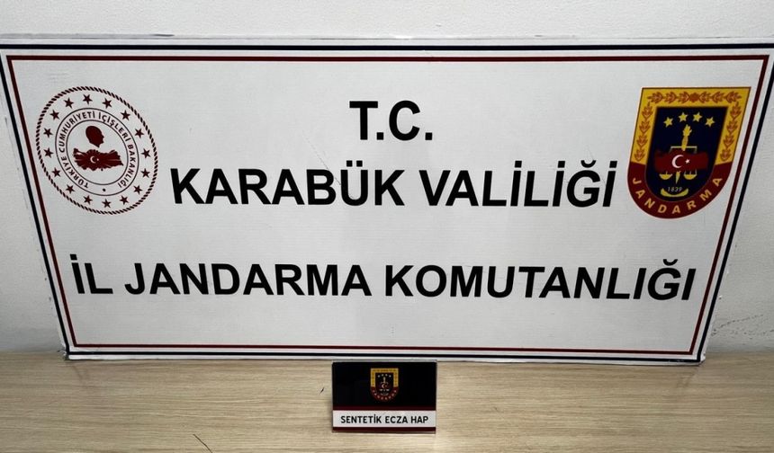 Karabük’te sentetik ecza operasyonu: 2 gözaltı